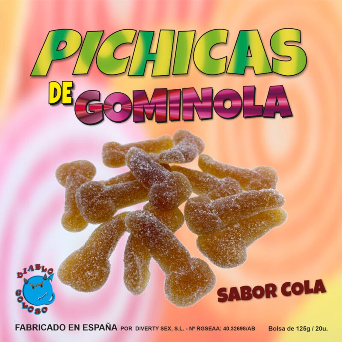 Diablo Picante - Pichitas de Gominola cola