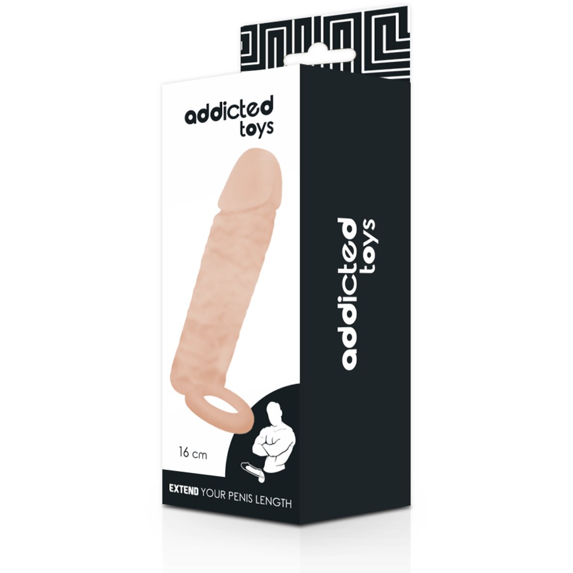 Addicted toys extensión pene 16cm | Funda